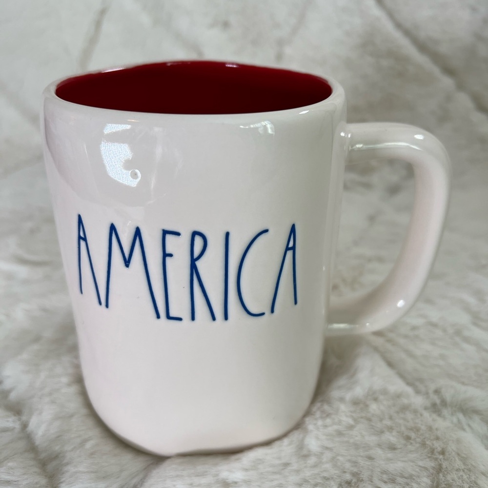 AMERICA Coffee Mug Cup Rae Dunn Artisan Collection By Magenta